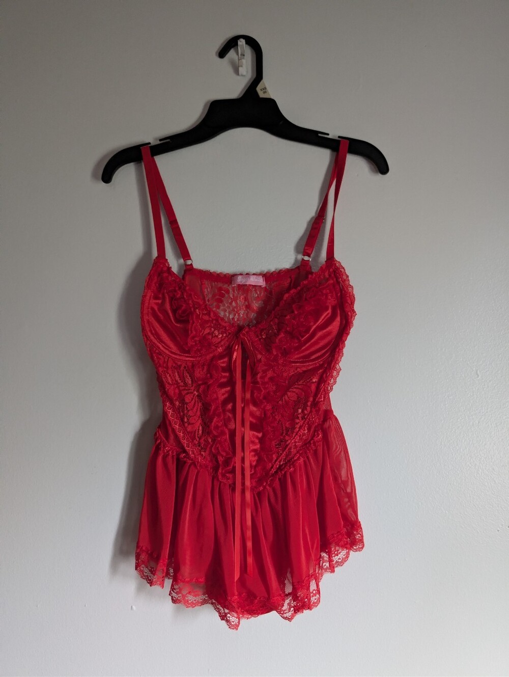 Sugar Thrillz Red Lace Intimate Babydoll